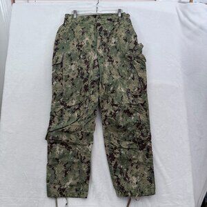 US Navy Type III Cargo Pants Mens S 30x29 Green NWU AOR2 Digital Camo Ripstop